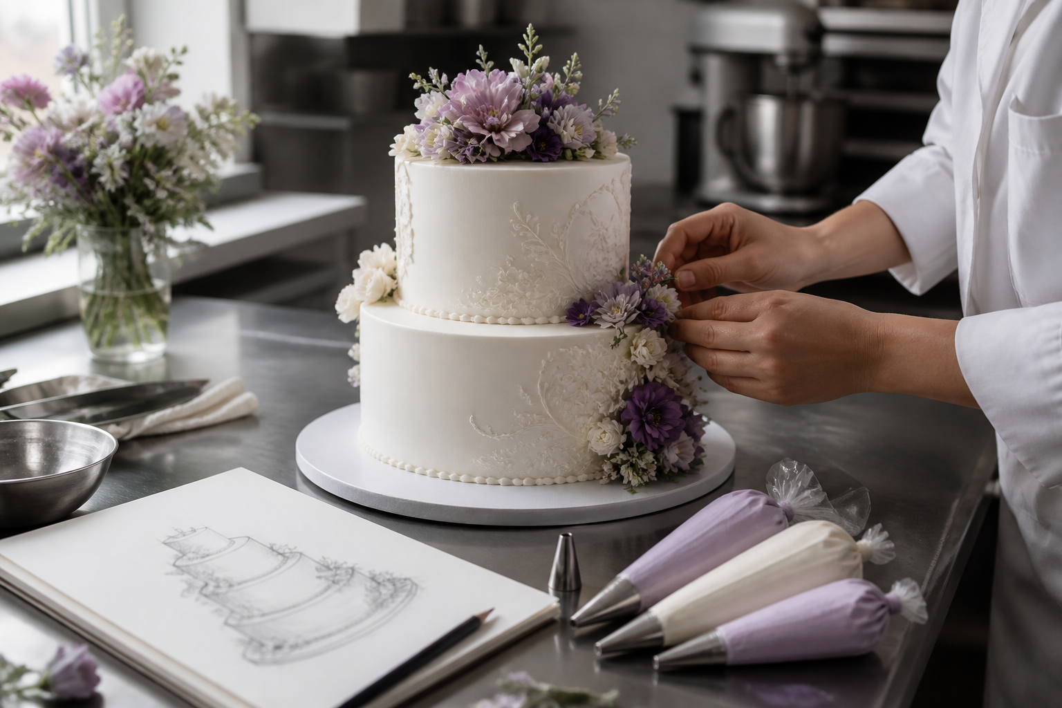 Behind the Scenes: Creating Exquisite Wedding Cakes